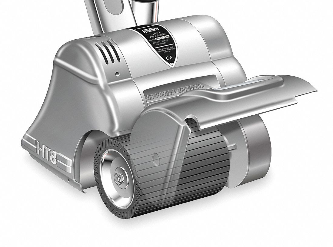 Drum Floor Sander, 8 In, Single Speed