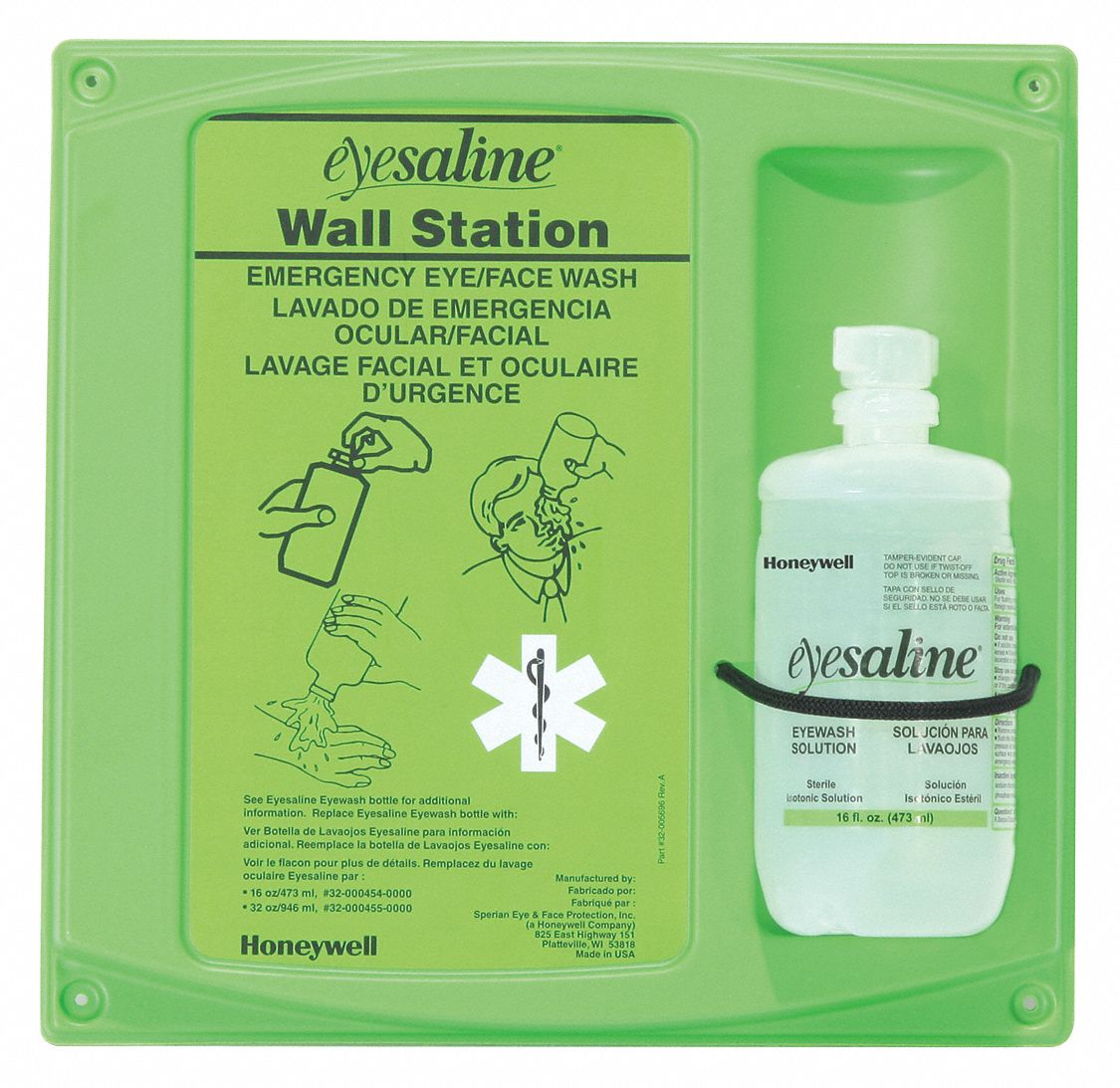 Eye Wash Station, 16 oz.