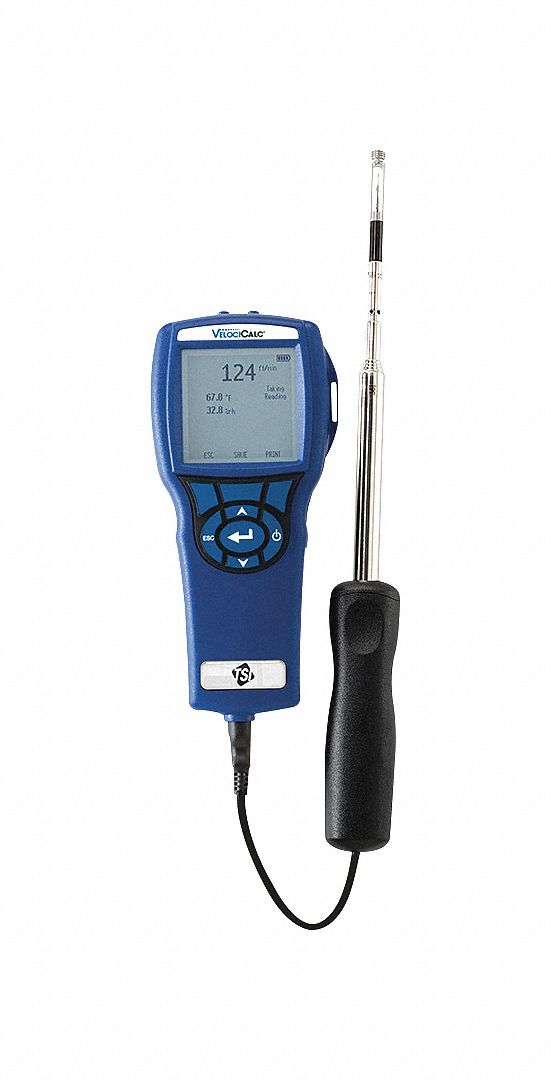 Anemometer, Thermo, 0 to 9999 FPM, NIST