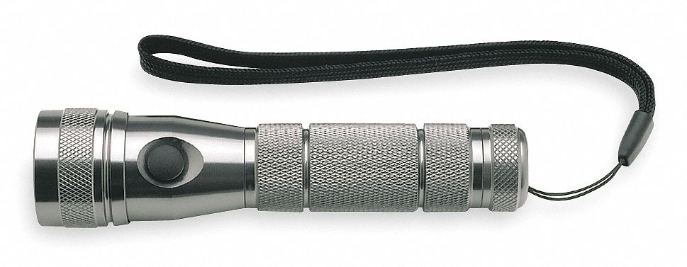 Hand Held Flashlight, LED, Titanium