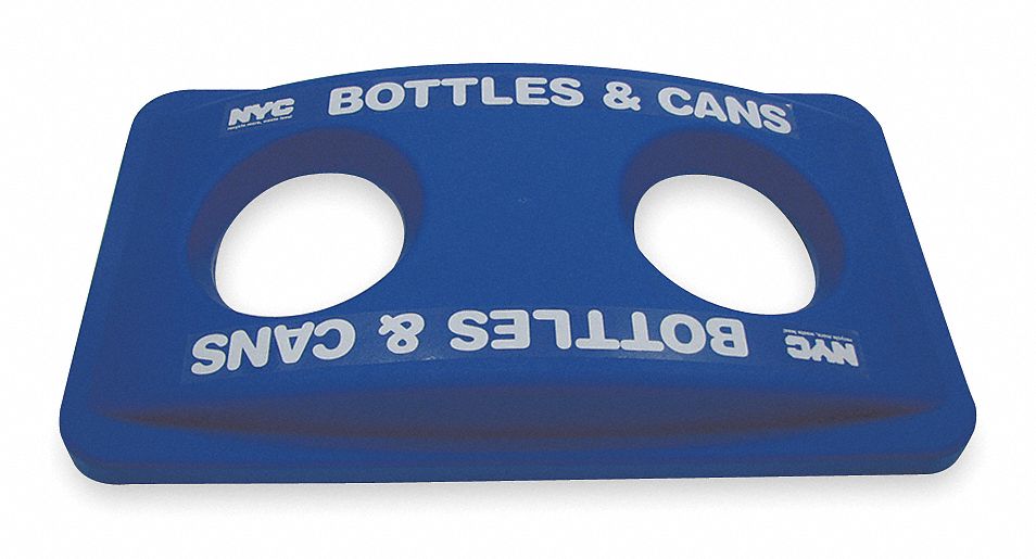 SLIM JIM BOTTLE & CAN BLUE LID-NYC LABELED