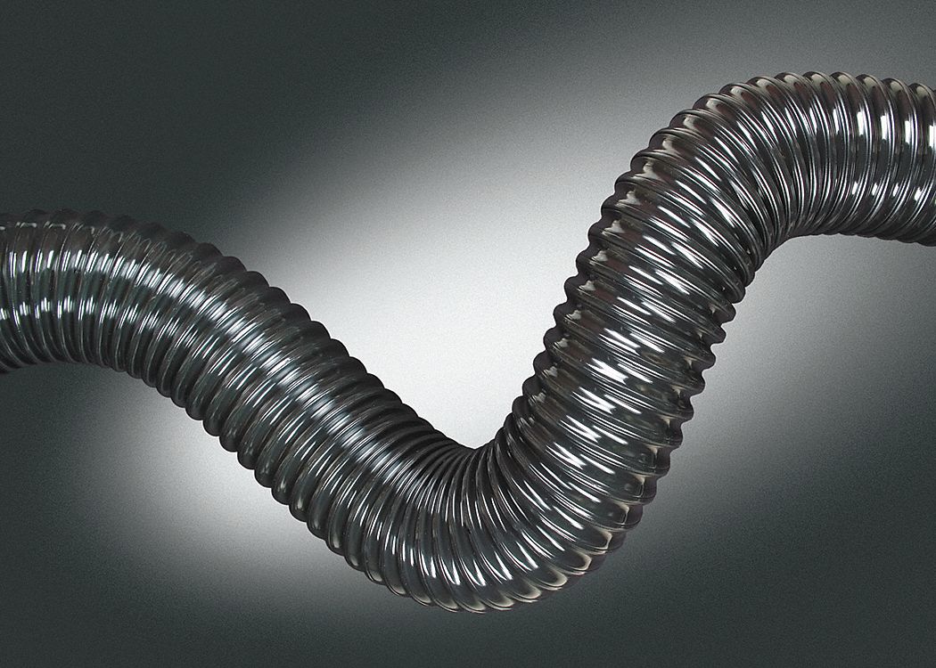 Ducting Hose, 4 In ID x 50 Ft