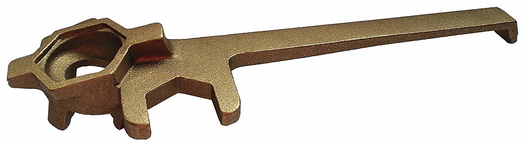 Drum Plug Wrench, Offset, Bronze Alloy