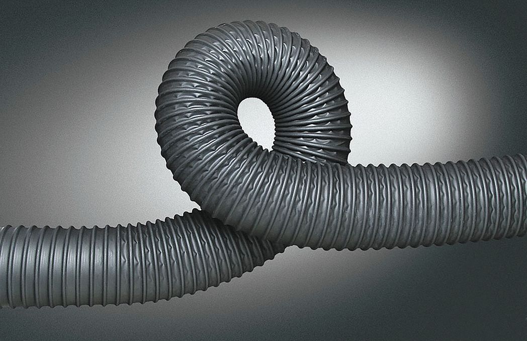 Ducting Hose, 2.5 In ID x 25 Ft