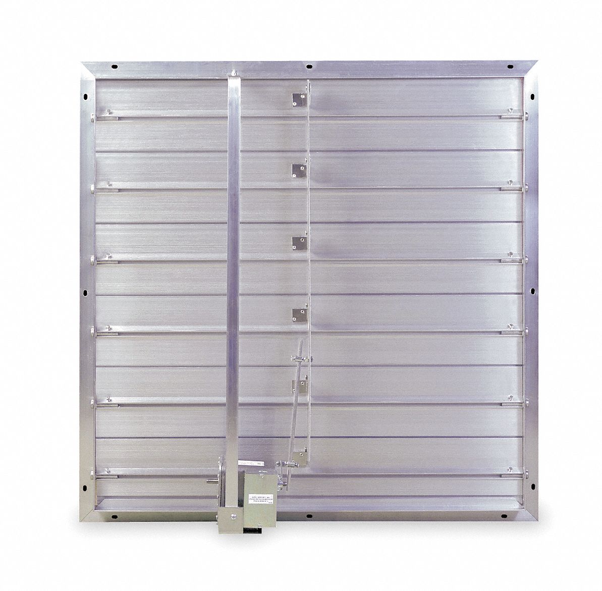 Damper, Motorized, 42 In, Aluminum