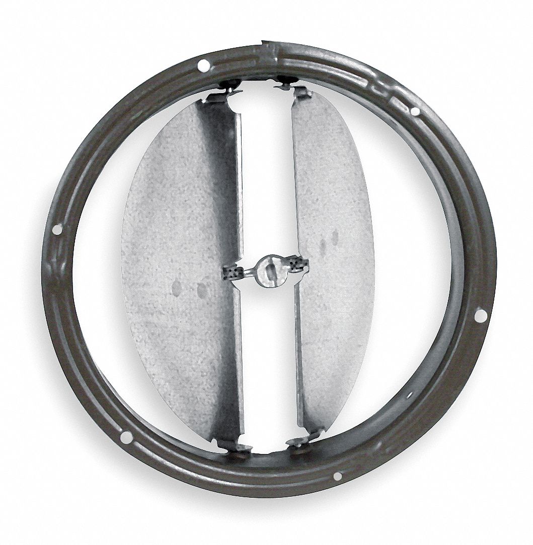 Butterfly Damper, 8 In Duct Dia.