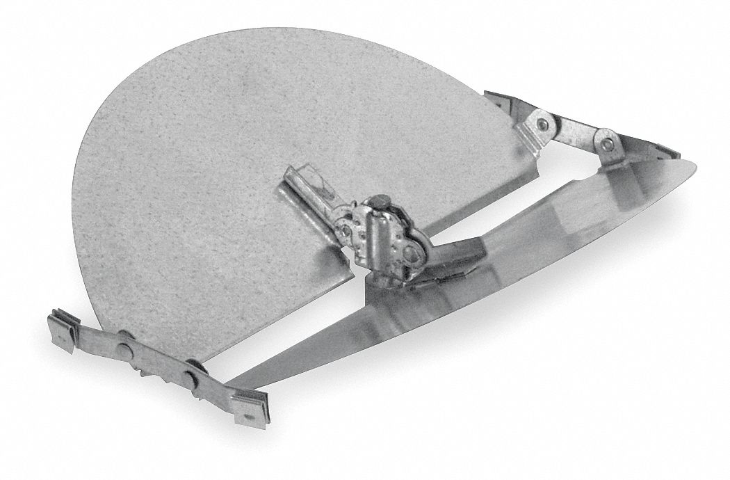 Snap On Butterfly Damper, 10 In Duct Dia.