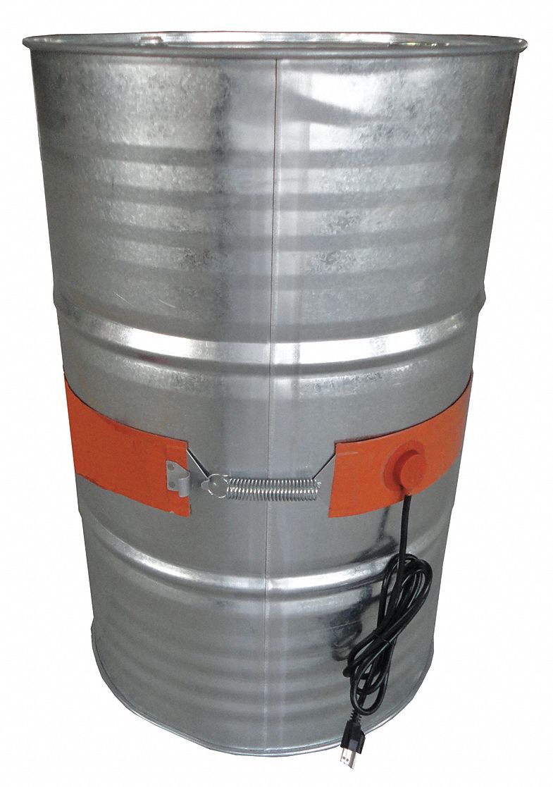 Drum Heater, 55Gal, 8.7A, 115V, L66 3/4In