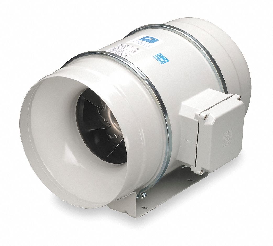 Mixed Flow Duct Fan, 14 In. L, Ball