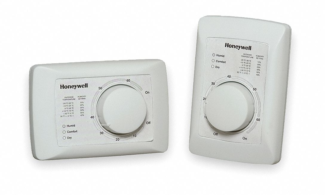 Manual Humidity Controller, SPST, 24V