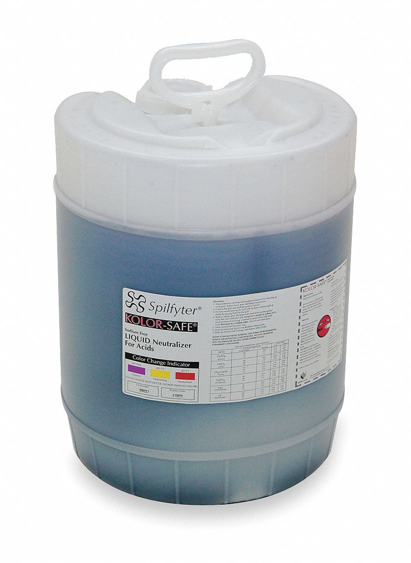 Chemical Neutralizer, Acids, 5 gal.