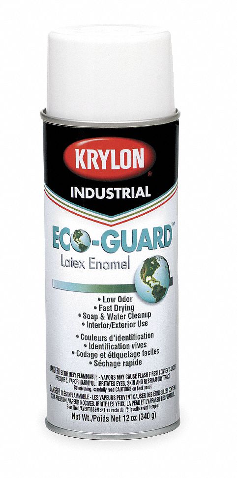 Spray Paint, Satin White, 12 oz.