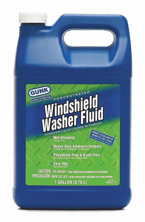 Wndshd Washer, Concentrate, 128 oz, Blue