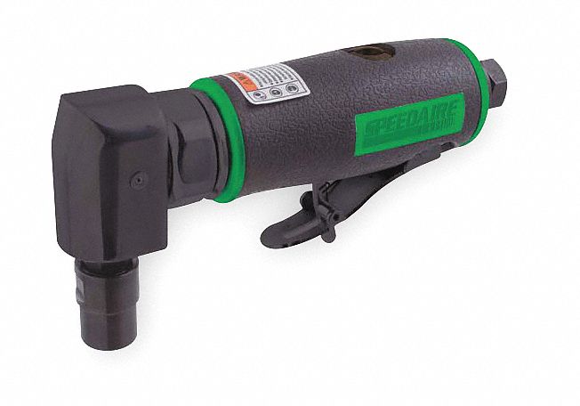 Air Die Grndr, Rt Ang, 20krpm, 0.33hp, 14cfm