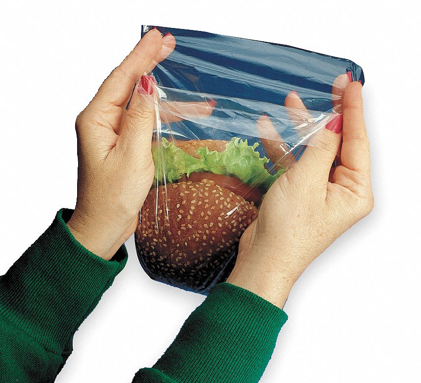 Sandwich Bag, 7 x 7 In., Pk 1000