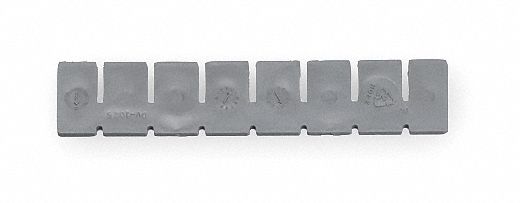 Long Drawer Tote Divider, 1-7/8 In H, Gry
