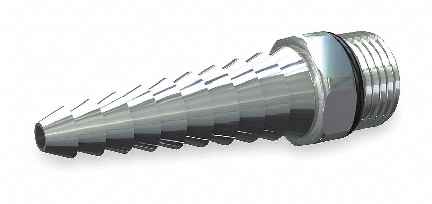 Serrated Hose End, 3/8 In