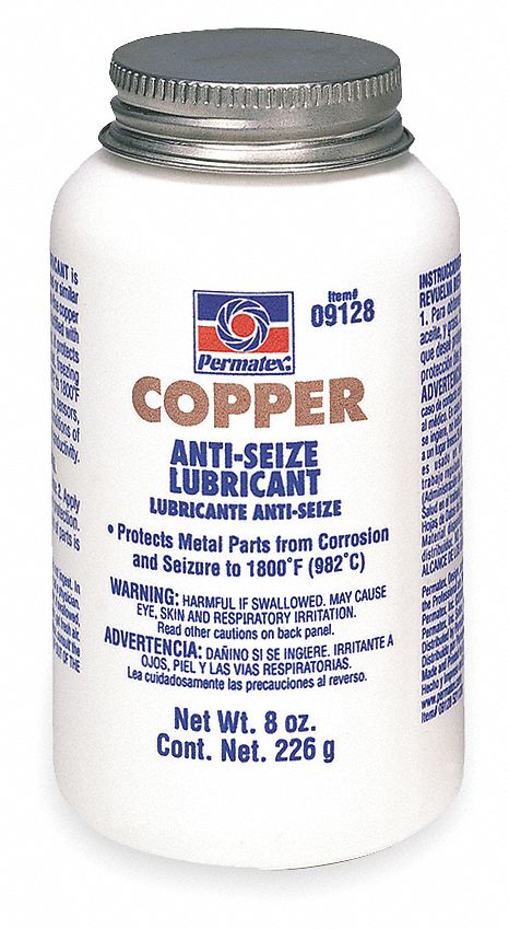 Anti Seize Compound, Copper, 8-Oz. Bottle