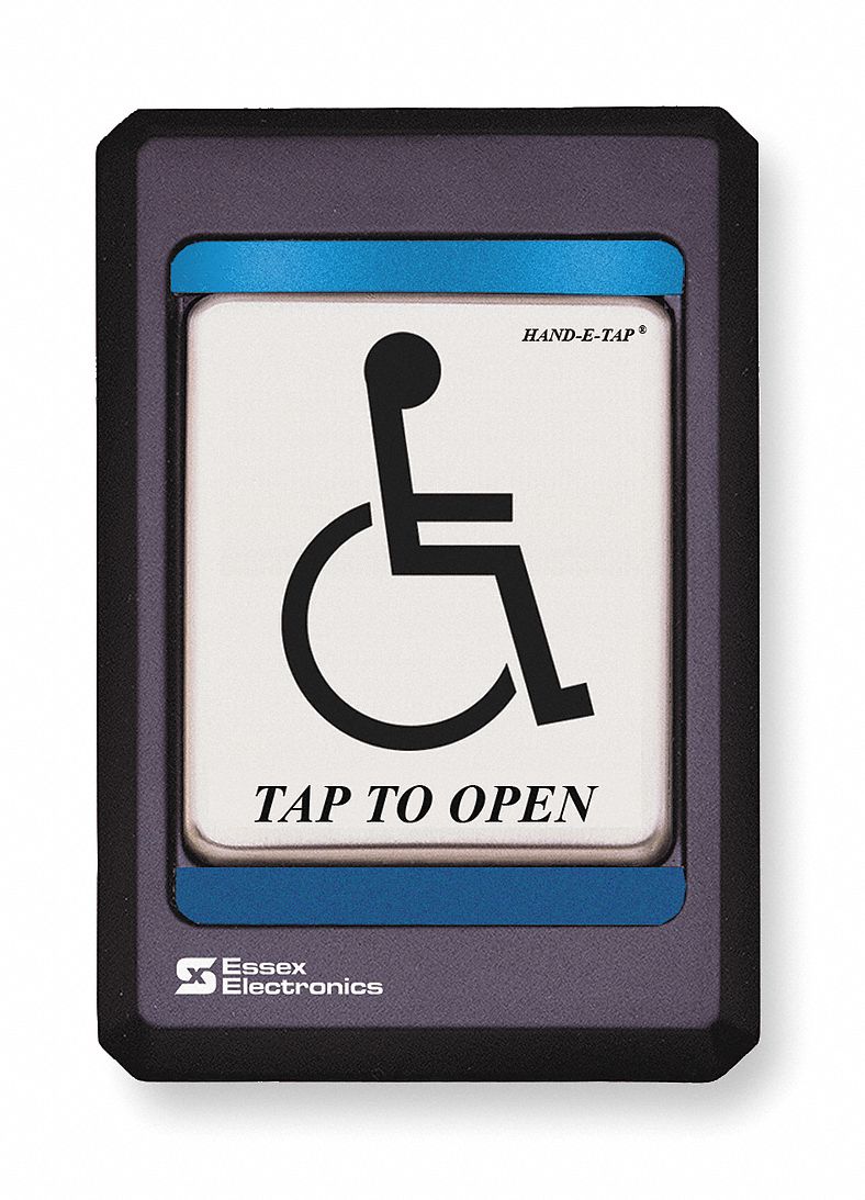 Handicap Access Switch, Black Bezel