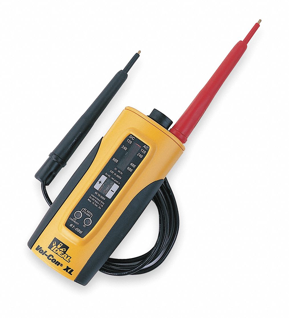 Voltage, Continuity Tester, 600VAC, 600VDC