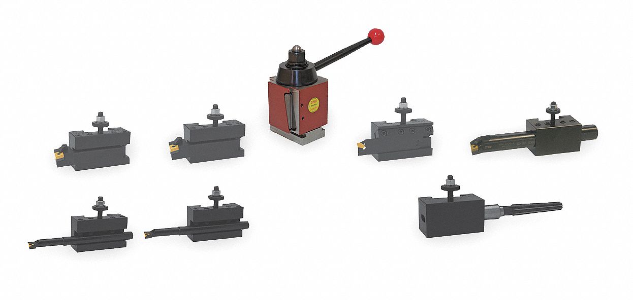 Tool Post & Holder Set, 8 PC, DA Series