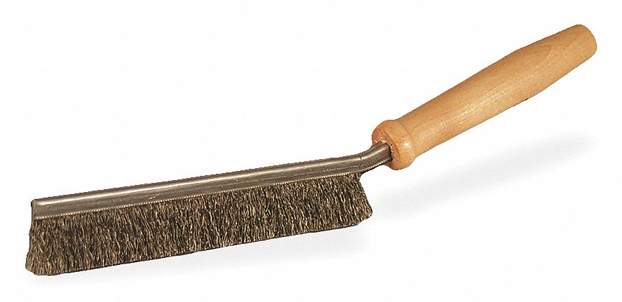 Elvtr Track Brush, 1-1/4 In Trim, Stl Wire