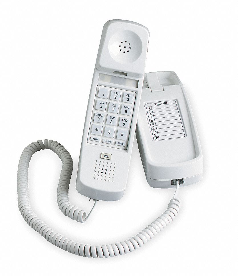 Trimline Phone, White
