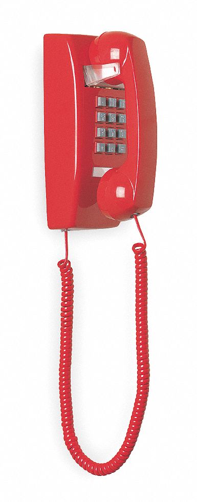 Standard Wall Phone, Red