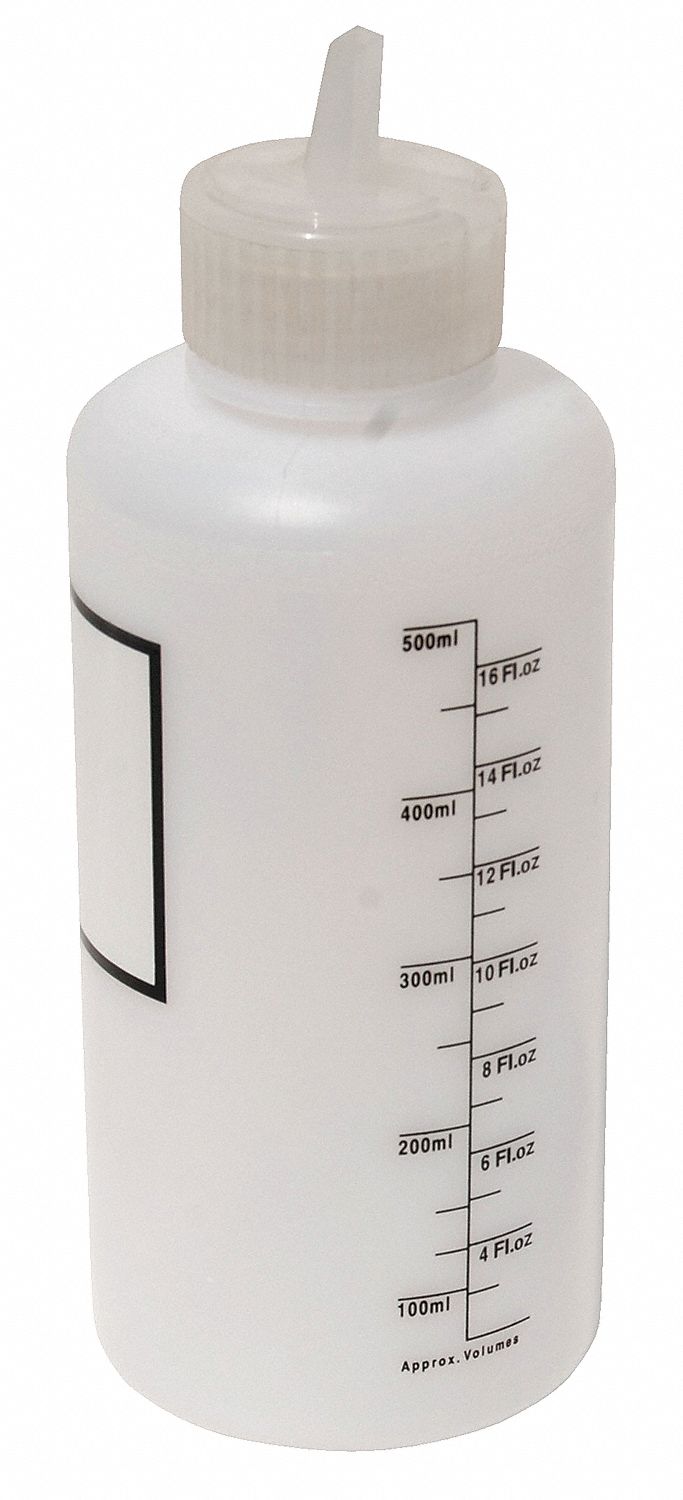 Plastic Bottle, NarrowMouth, 16 Oz, FlipCap
