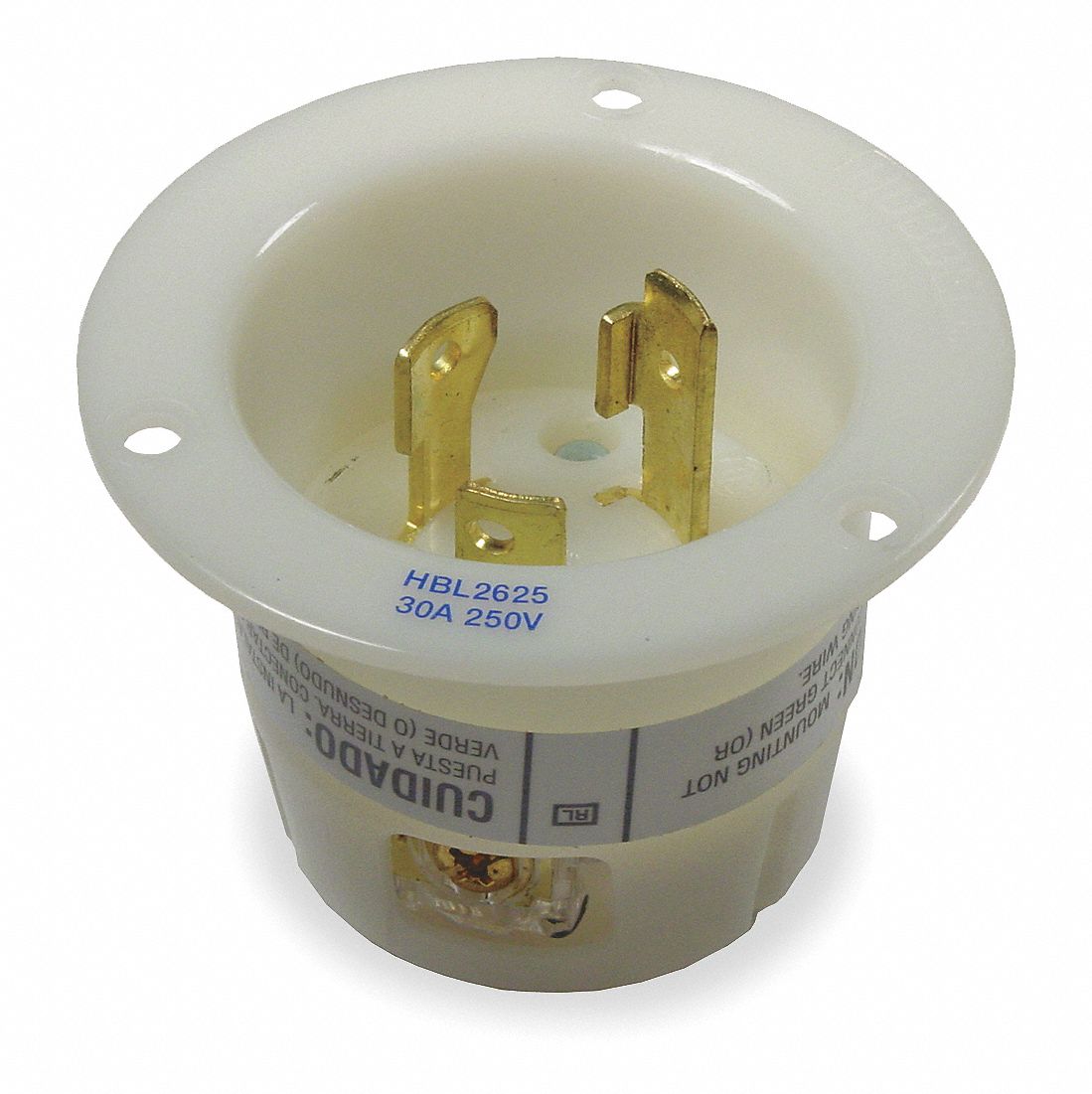 Inlet, Flanged, 30 A, L6-30