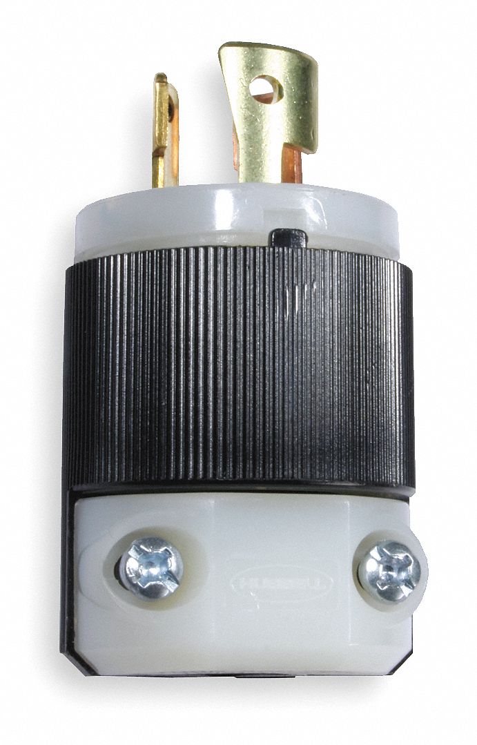 Plug, Twist Lock, 3P, 3W, 15/10A, 125/250V