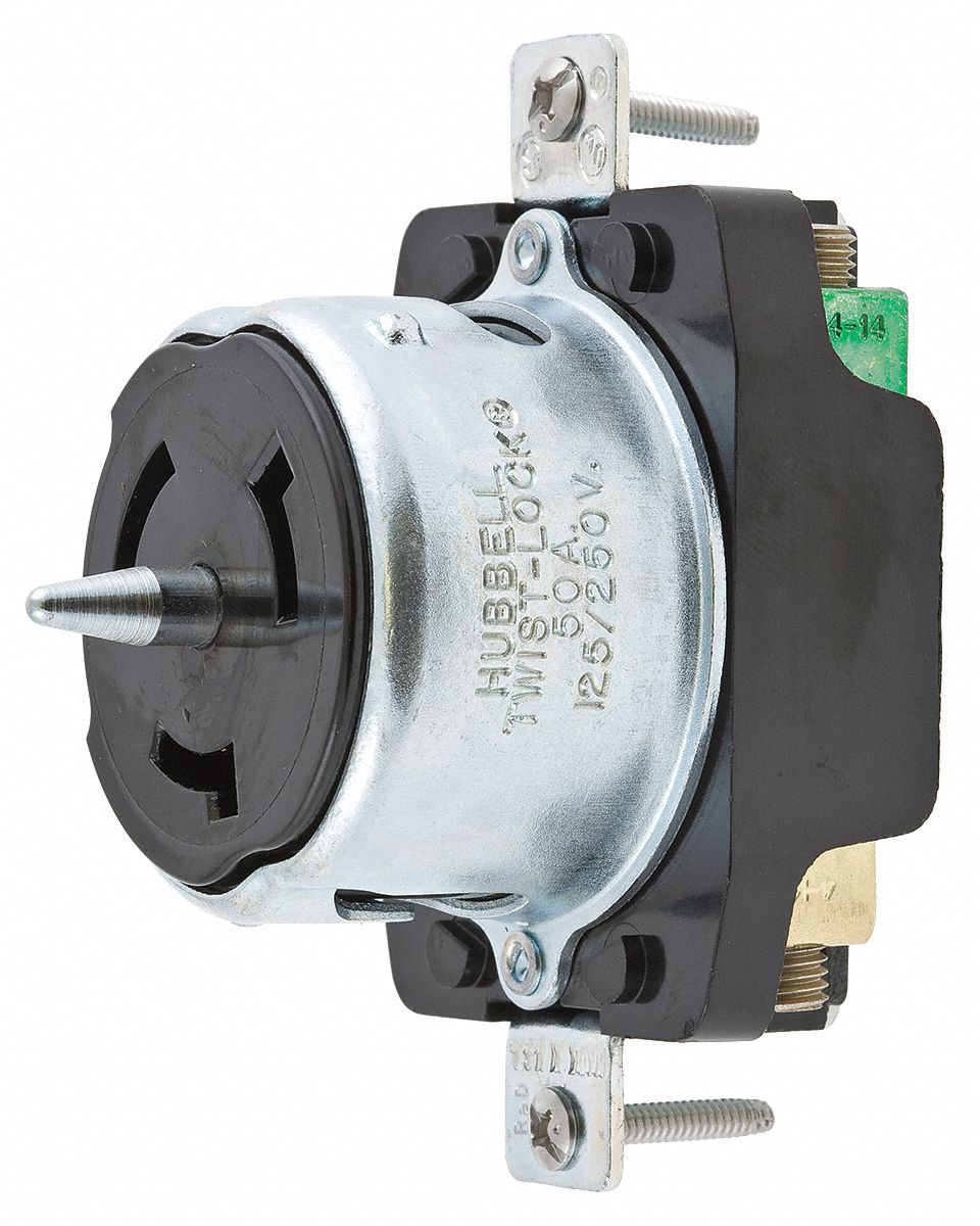 Receptacle, 50 A, 3 Pole
