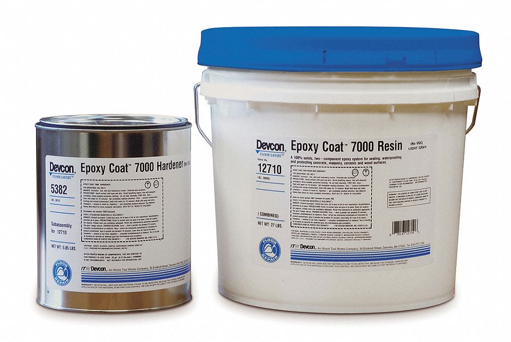 Floor Coating, 2 gal, Light Gray