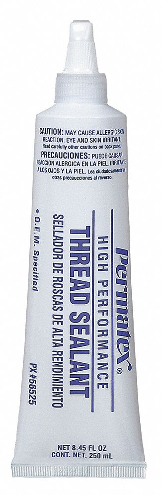 Thread Sealant, Tube, 250mL, White