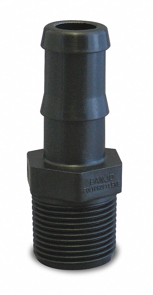 Hose Barb, 3/4 In Barb Size, Poly