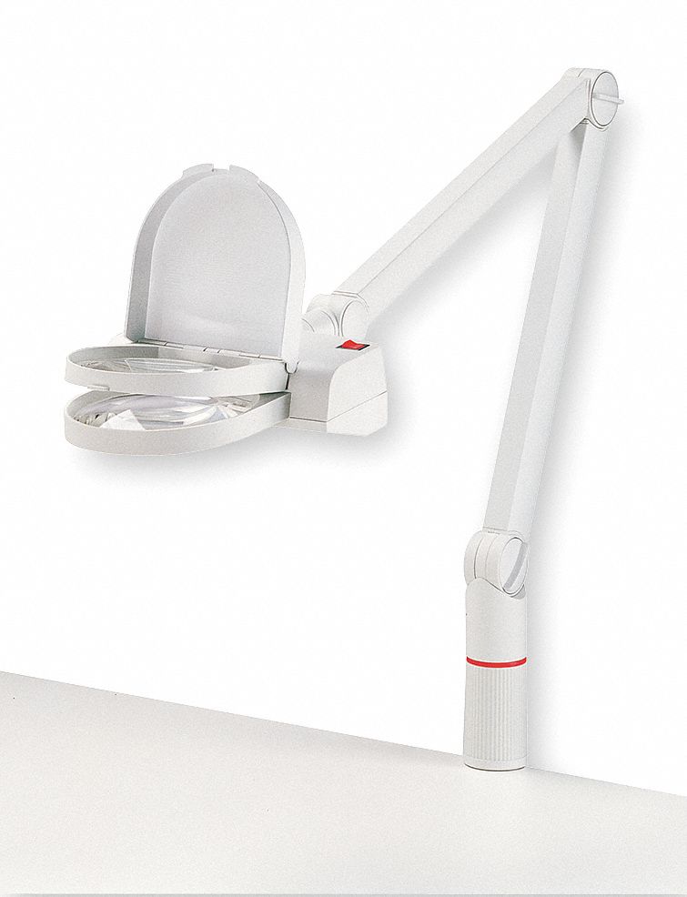 Articulated Arm Lamp Magnifier, 3.8x