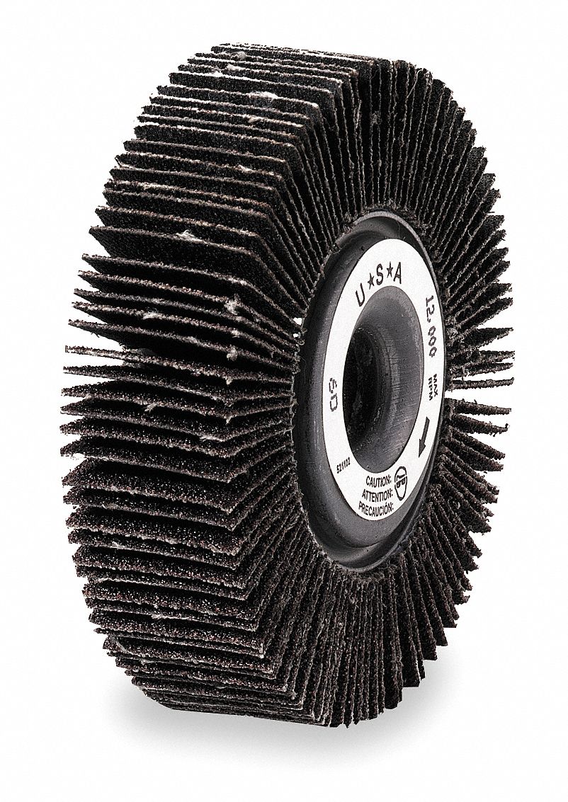 FlapWheel, AO, 6 In Diax1 In Wx1 In AH, 60G