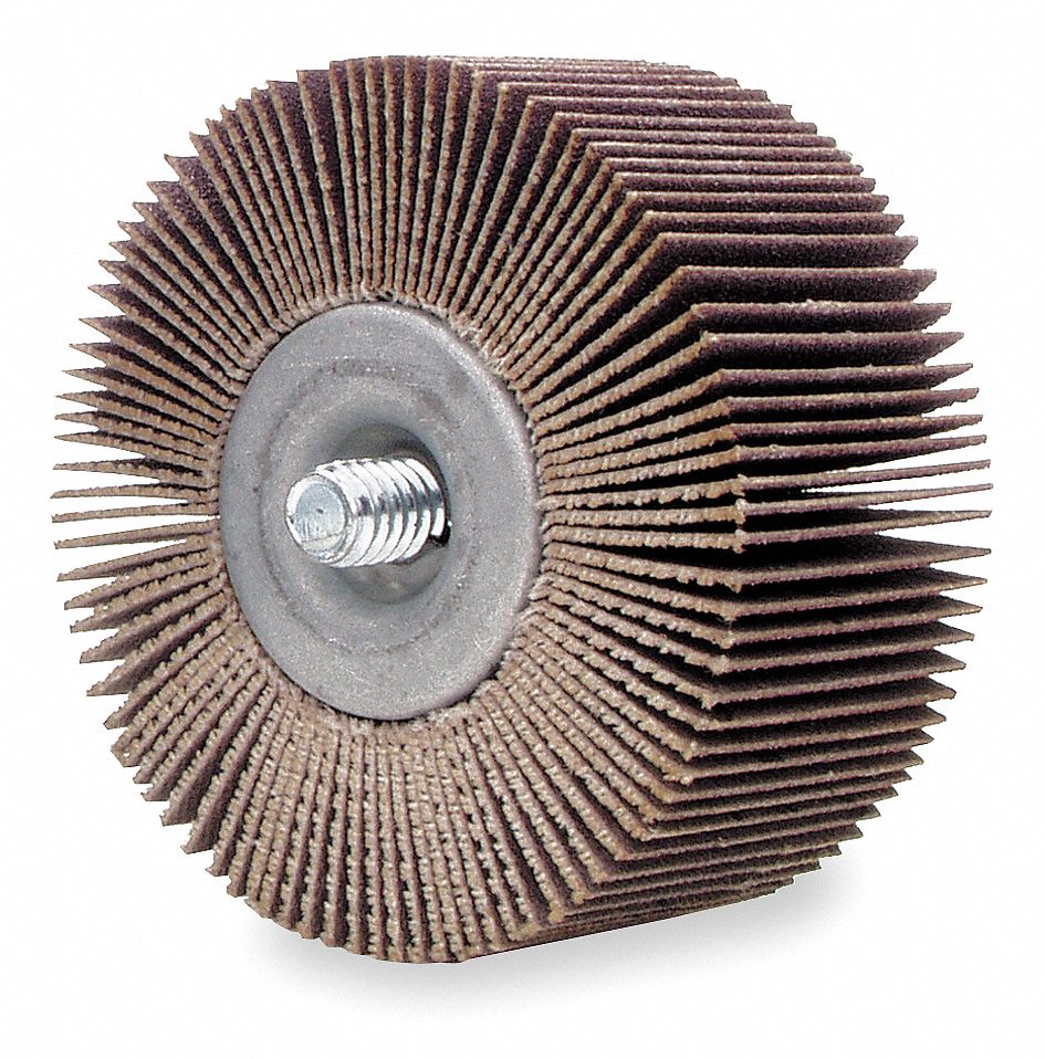 Flap Wheel, AO, 1x1x1/4-20 Shank, 60G