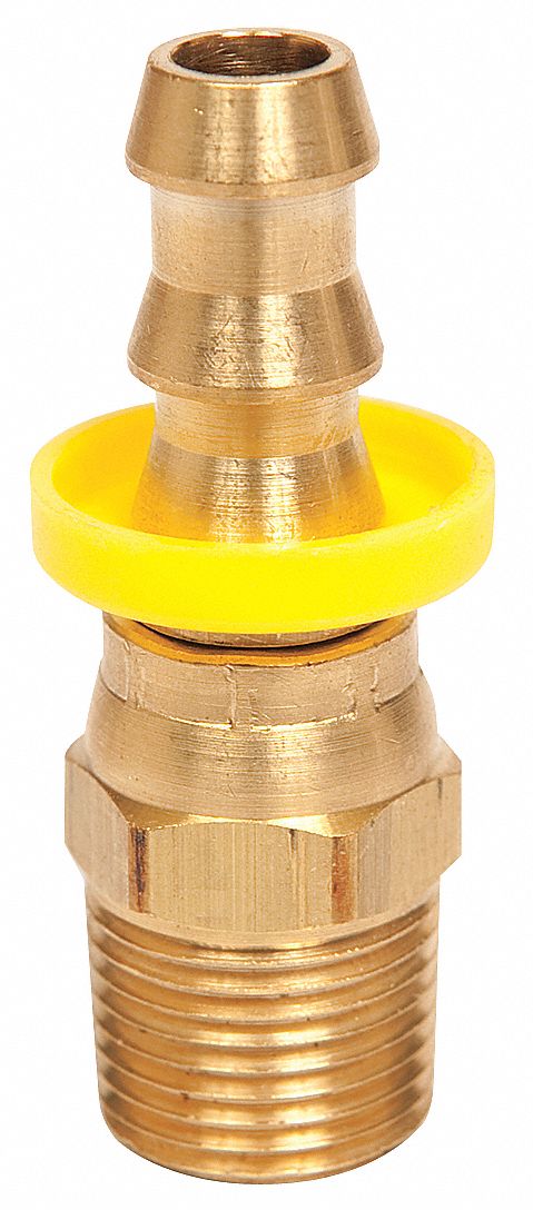 Hose Fitting, NPTF, Male, 3/4 In Hose ID