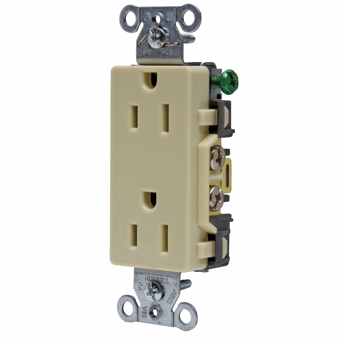 Receptacle, Style Line, 15A, 5-15, Ivory