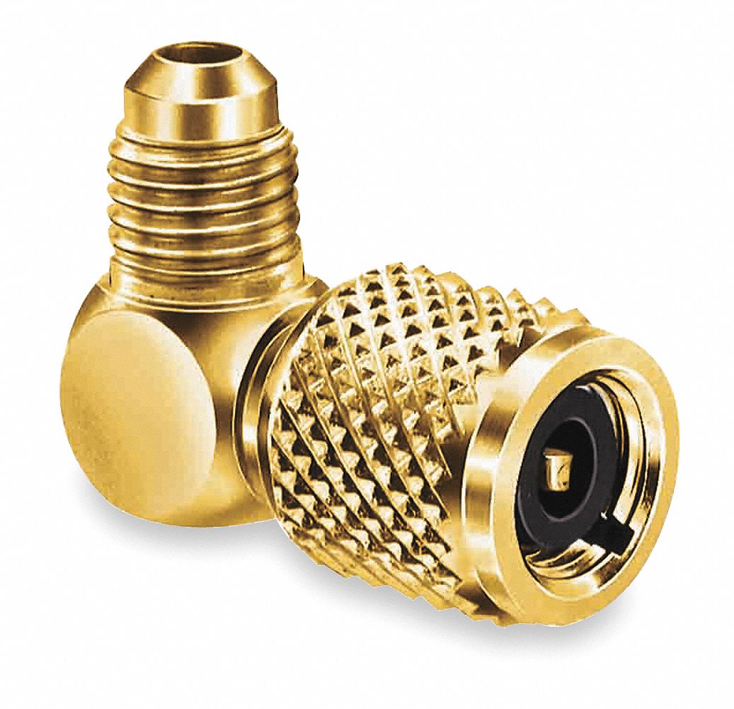 Elbow, 1/4 Qc X 1/4 SAE