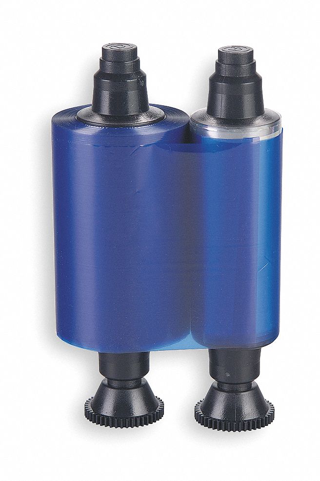ID Card Printer Ribbon, Blue
