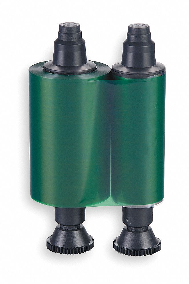 ID Card Printer Ribbon, Green