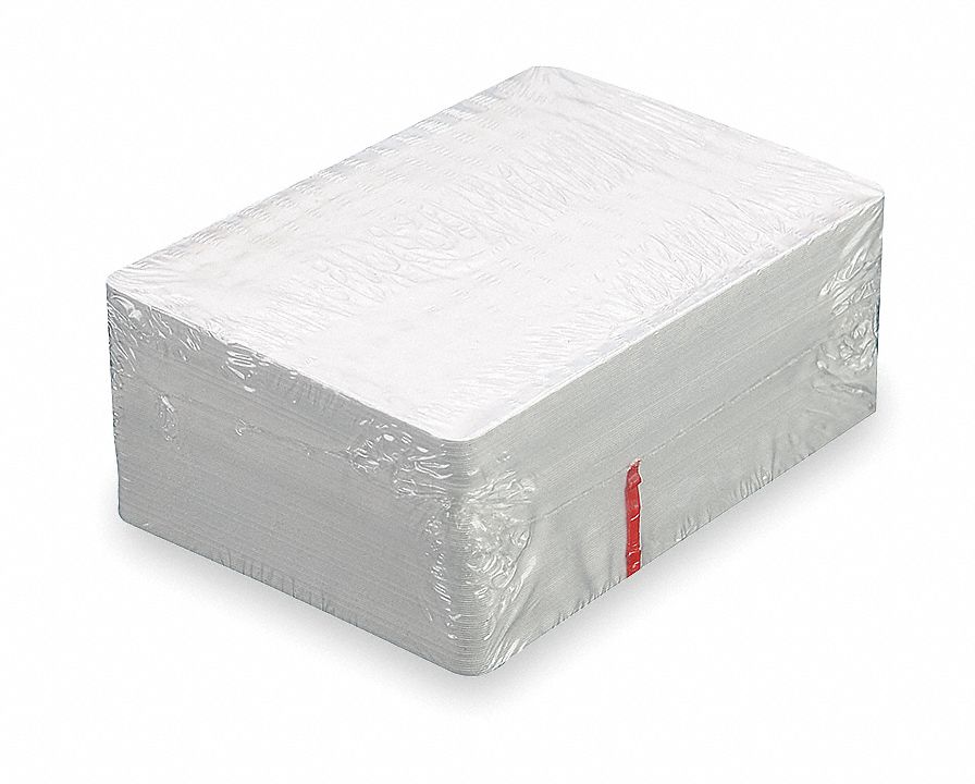 Blank ID Cards, 30mil, 2.5x3.5 In, PK 100