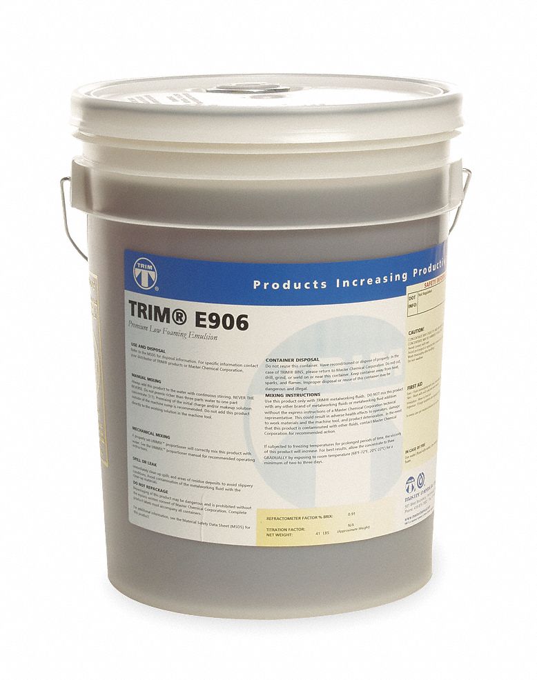 Emulsion Coolant, E906, 5 Gal