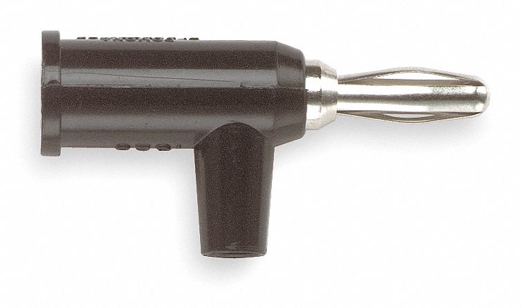 Banana Plug, Black, PK10