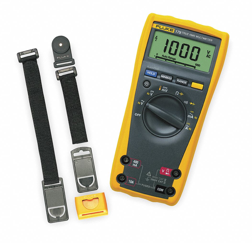 Digital Multimeter, 10A, 1000V, 50 MOhms