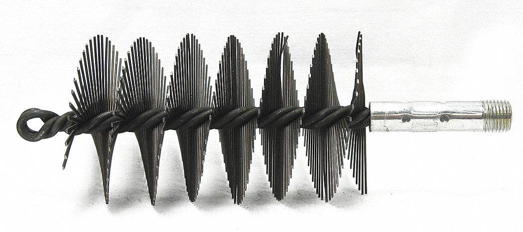 Flue Scraper, Dia 2 3/4, 1/4 MNPT, Length 8
