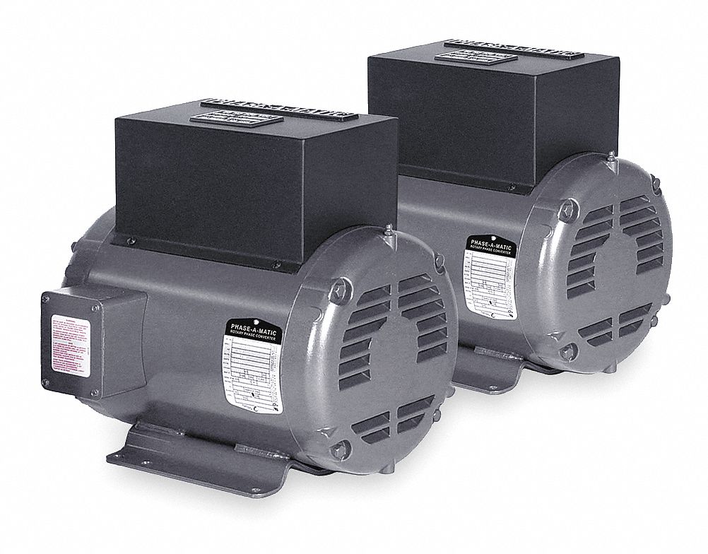 Phase Converter, Rotary, 50-300HP, 460V