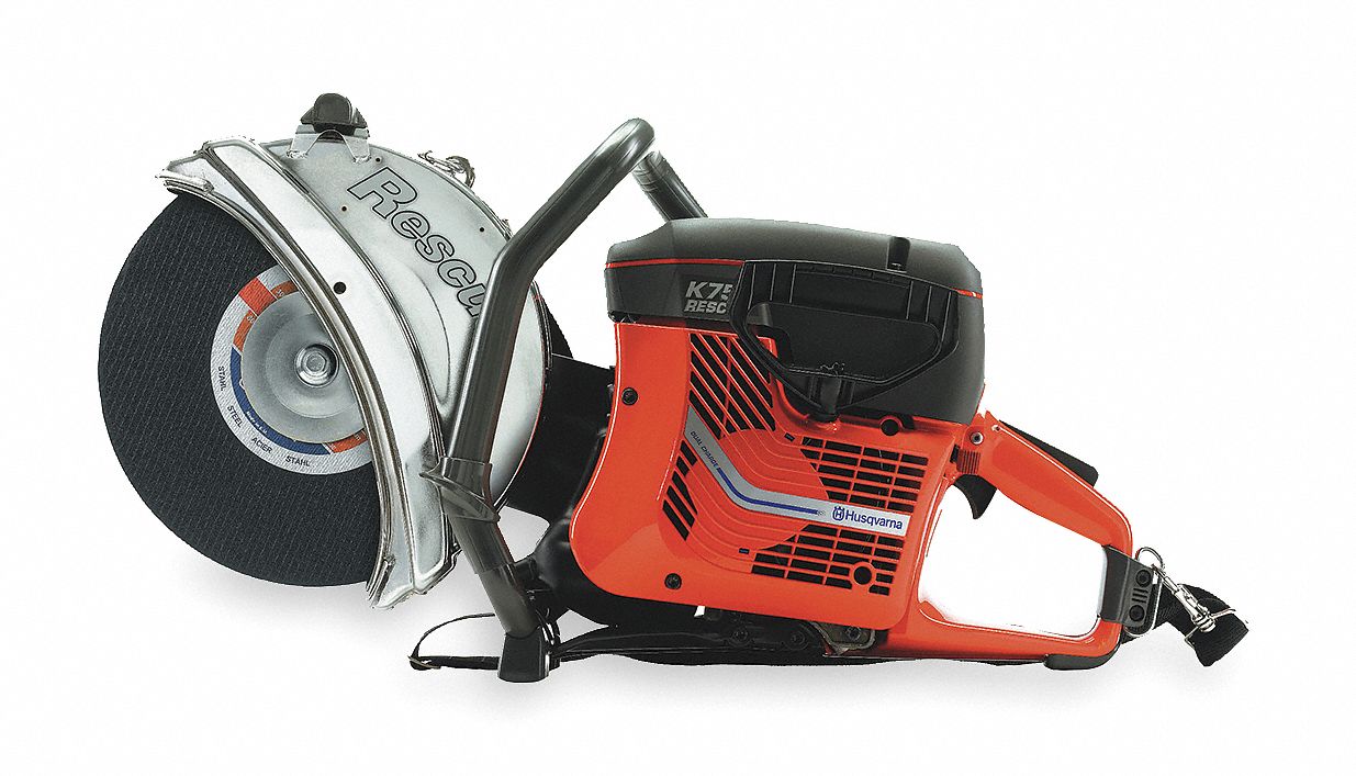 Rescue Saw, 2-Cycle Gasoline, Wet/Dry Cut